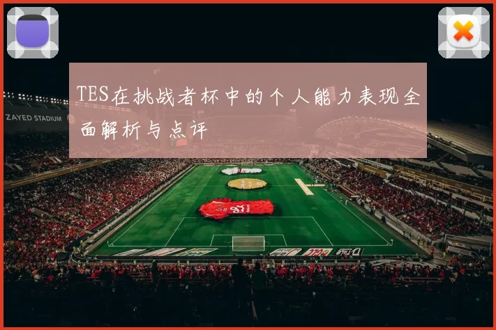 TES在挑战者杯中的个人能力表现全面解析与点评
