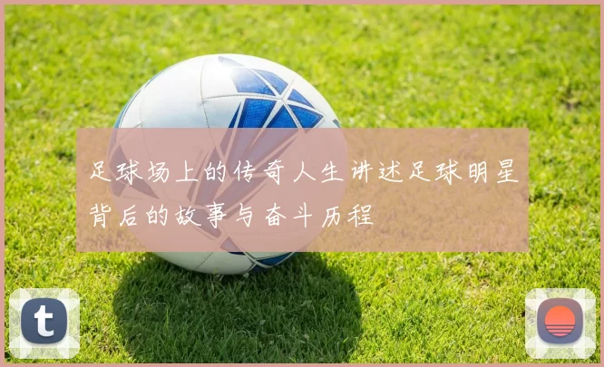 足球场上的传奇人生讲述足球明星背后的故事与奋斗历程